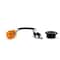 Truck-Lite 33 Series, LED, Yellow Round, 1 Diode, Marker Clearance Light, P2, Black Rubber Grommet Mount 33050Y3 - alternate 4